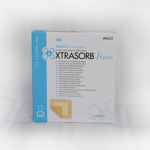 Xtrasorb Foam Dressing with Adhesive Border 3.2