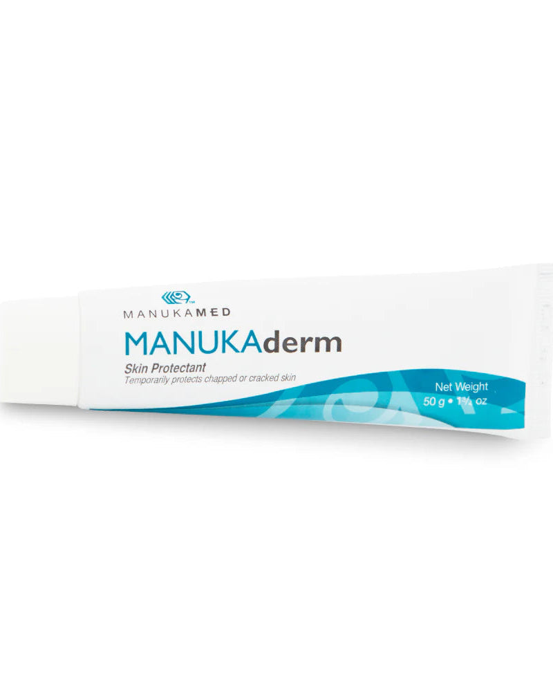Manukamed ManuKaderm Skin Protectant tube on a white background