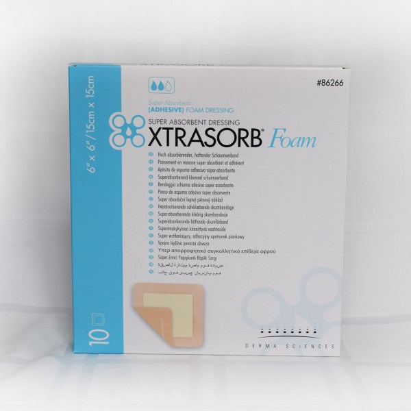Xtrasorb Foam Dressing with Adhesive Border 6